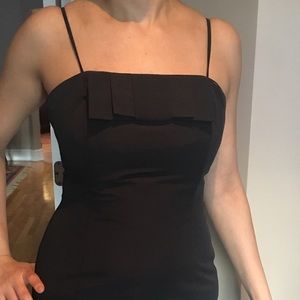 Mexx black dress with a bow